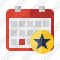 Calendar Star Icon