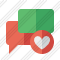 Chat 2 Favorites Icon