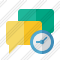 Chat Clock Icon