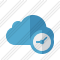 Icone Cloud Blue Clock