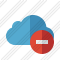 Cloud Blue Stop Icon