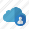 Cloud Blue User Icon