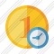 Coin Clock Icon