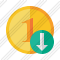 Coin Download Icon