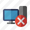 Computer Cancel Icon