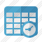 Database Table Clock Icon