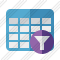 Database Table Filter Icon