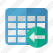 Database Table Previous Icon