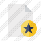 Document Blank Star Icon