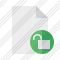 Document Blank Unlock Icon