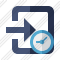 Enter Clock Icon