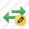 Exchange Horizontal Edit Icon