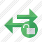 Exchange Horizontal Unlock Icon