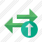 Exchange Horizontal Upload Icon