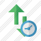 Exchange Vertical Clock Icon