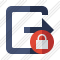 Exit Lock Icon