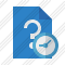 Icône File Help Clock