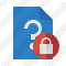 File Help Lock Icon