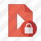 File Movie Lock Icon