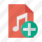 File Music Add Icon