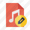 Icône File Music Edit