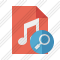 Icône File Music Search