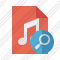 Icone File Music Search