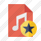 File Music Star Icon