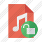 Icone File Music Unlock