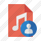 File Music User Icon