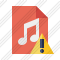 Icone File Music Warning