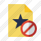 File Star Block Icon