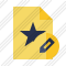 File Star Edit Icon