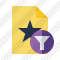 File Star Filter Icon