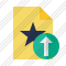 File Star Upload Icon