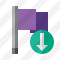 Flag Purple Download Icon