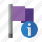 Flag Purple Information Icon