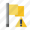 Flag Yellow Warning Icon