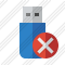 Flash Drive Cancel Icon