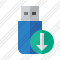 Icône Flash Drive Download