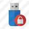 Flash Drive Lock Icon