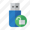 Flash Drive Unlock Icon