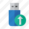 Flash Drive Upload Icon