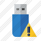 Flash Drive Warning Icon