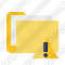 Folder Documents Warning Icon