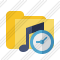 Icône Folder Music Clock