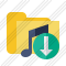 Folder Music Download Icon