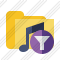 Folder Music Filter Icon