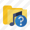 Folder Music Help Icon