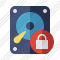 Hard Drive Lock Icon